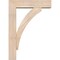 Ekena Millwork Thorton Block Smooth Bracket w/ Offset Brace, Douglas Fir, 5 1/2"W x 20"D x 28"H BKT0604X20X28THR05SDF - alternate 4